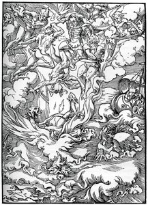 Náčrt k Poslednímu soudu v Gerard dEuphrate, Paříž, 1549, 1870 od Unbekannt