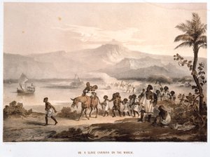 Konvoj otroků v březnu 1852 od Unbekannt