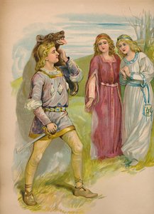 Sněhově bílá a růžově červená, 1903 od Unbekannt