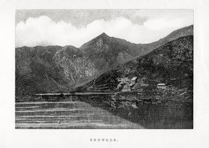 Snowdon, Wales, 1896 od Unbekannt