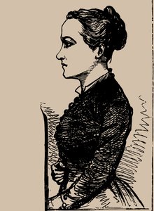 Sophia Perovskaya před soudem, 1881. od Unbekannt