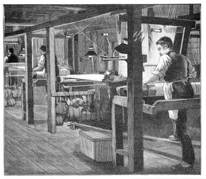 Spitalfields tkalci hedvábí, 1893 od Unbekannt