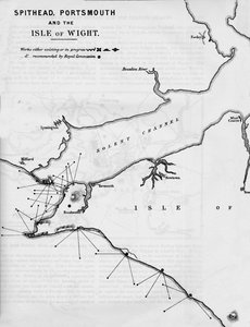 Spithead, Portsmouth a Isle of Wight, 1884 od Unbekannt