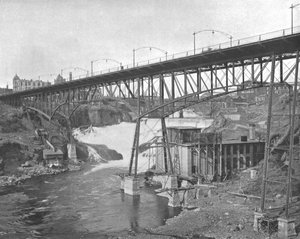 Spokane Falls, Washington, USA, c1900. od Unbekannt