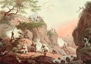 Sport v Indii - Kouření vlků z jejich Země, c1808, 1901. od Unbekannt