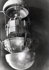 Sputnik 1, ruský satelit, 1957 od Unbekannt