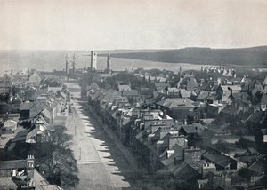 St. Andrews – Pohled na město z College Church Tower, 1895 od Unbekannt