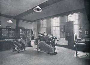 St. Bride Foundation School. Ofsetová tiskárna, 1917 od Unbekannt