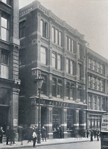 Průčelí ulice St. Bride, 1917 od Unbekannt