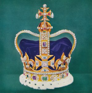 St. Edwards Crown, 1937. od Unbekannt