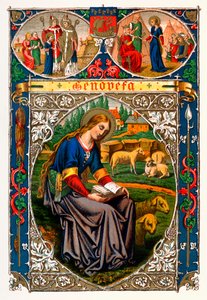 Svatá Genevieve, 1886 od Unbekannt