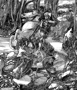 Svatý Jiří a drak, 1901 od Unbekannt