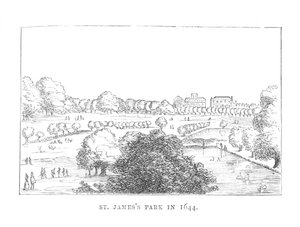St. James Park v roce 1644, c1870 od Unbekannt