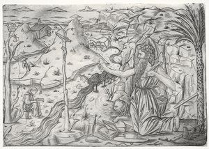 Sv. Jeroným v pokání, c. 1480-1500. od Unbekannt