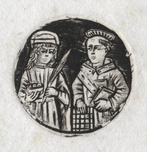 sv. Vavřince a sv. Lucie, c. 1487. od Unbekannt