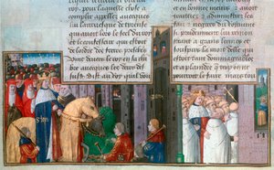 St Louis se vrací do Paříže a St Louis mezi kněžími, polovina 13. století, 15. století od Unbekannt
