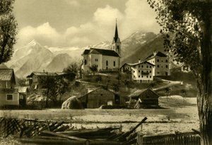 Kostel St Margarets, Kaprun, Rakousko, c1935. od Unbekannt