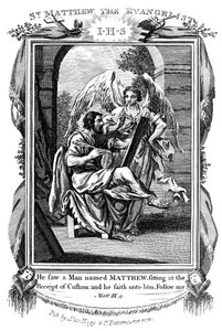 Svatý Matouš Evangelista, c1808 od Unbekannt