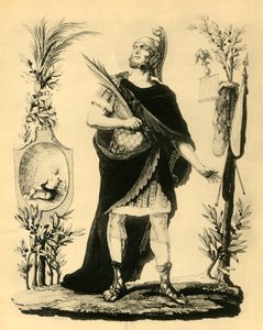 St. Napoleon Officier Romain, mučedník, počátek 19. století, 1921. od Unbekannt