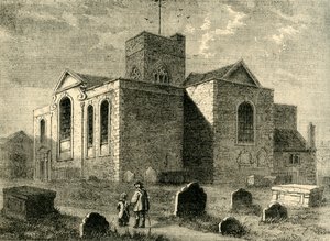 Kostel sv. Mikuláše, Deptford, c1878. od Unbekannt
