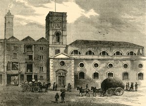 Kostel sv. Olaves, v roce 1820, c1878. od Unbekannt