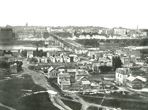 St Paul ze západu, USA, 1895. od Unbekannt