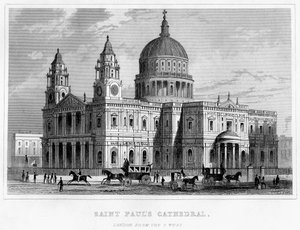 Katedrála svatého Pavla, City of London od Unbekannt