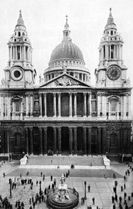 Katedrála St Pauls, Londýn, počátek 20. století od Unbekannt