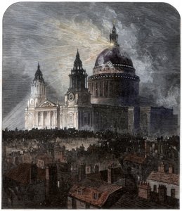 Katedrála svatého Pavla na Den díkůvzdání, 1872 od Unbekannt