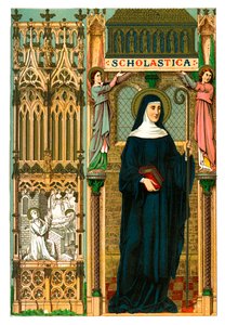 St Scholastica, 1886 od Unbekannt