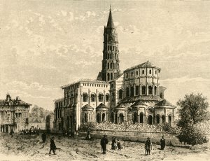 St. Sernin, Toulouse, 1890. od Unbekannt