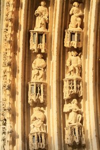 Katedrála sv. Štěpána archivolt. Podrobnosti, Bourges, Francie od Unbekannt