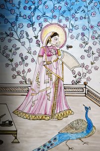 Vitráže v chrámu Iskcon, Londres, Grande-Bretagne od Unbekannt