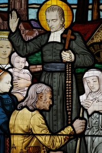 Vitráže v kostele Saint-Honore d