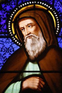 Vitráže v kostele svatého Pavla, Lyon: Saint Bonaventure, Lyon, Francie od Unbekannt