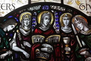 Okno z barevného skla navržené J. Gordonem Guthriem. Seraph, New York, Spojené státy americké od Unbekannt