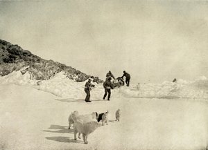 Začátek Western Party z Cape Royds, c1908, 1909. od Unbekannt