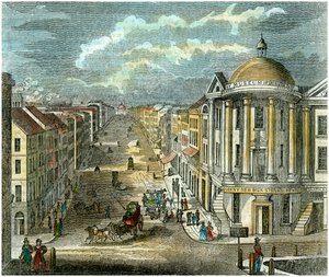 State Street, Albany, New York, USA, c1835 od Unbekannt
