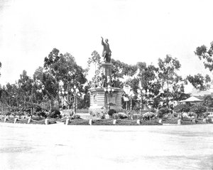 Socha Kolumba na Paseo, Mexico City, Mexiko, c1900. od Unbekannt