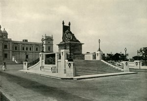 Socha královny Viktorie před Victoria Memorial Hall, 1925. od Unbekannt