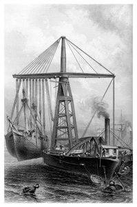 Steam Derrick, 1866 od Unbekannt