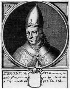 Štěpán VII., papež katolické církve od Unbekannt