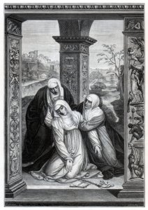 Stigmatizace svaté Kateřiny Sienské, 1870 od Unbekannt