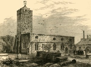 Kostel Stoke Newington, 1750, c1876. od Unbekannt