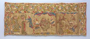Stole s mučednickou smrtí svaté Kateřiny, německy, ca. 1200. od Unbekannt