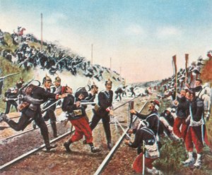 Přepadení železničního náspu v Nuits Badenerovými, 18. prosince 1870, 1936. od Unbekannt