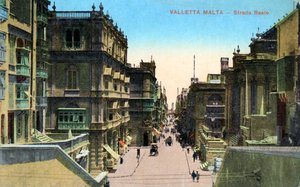 Strada Reale, Valletta Malta, 20. století od Unbekannt