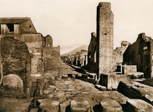 Strada Stabiana, Pompeje, Itálie, 1900 od Unbekannt