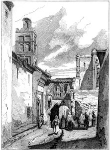 Pohled na ulici v Tlemcen, Alžírsko, c1890 od Unbekannt