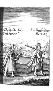 Streltsy od Georga Adama Schleissing Ti od Czaaren v Reussland Ivan a Peter Alexewiz, 1693 od Unbekannt